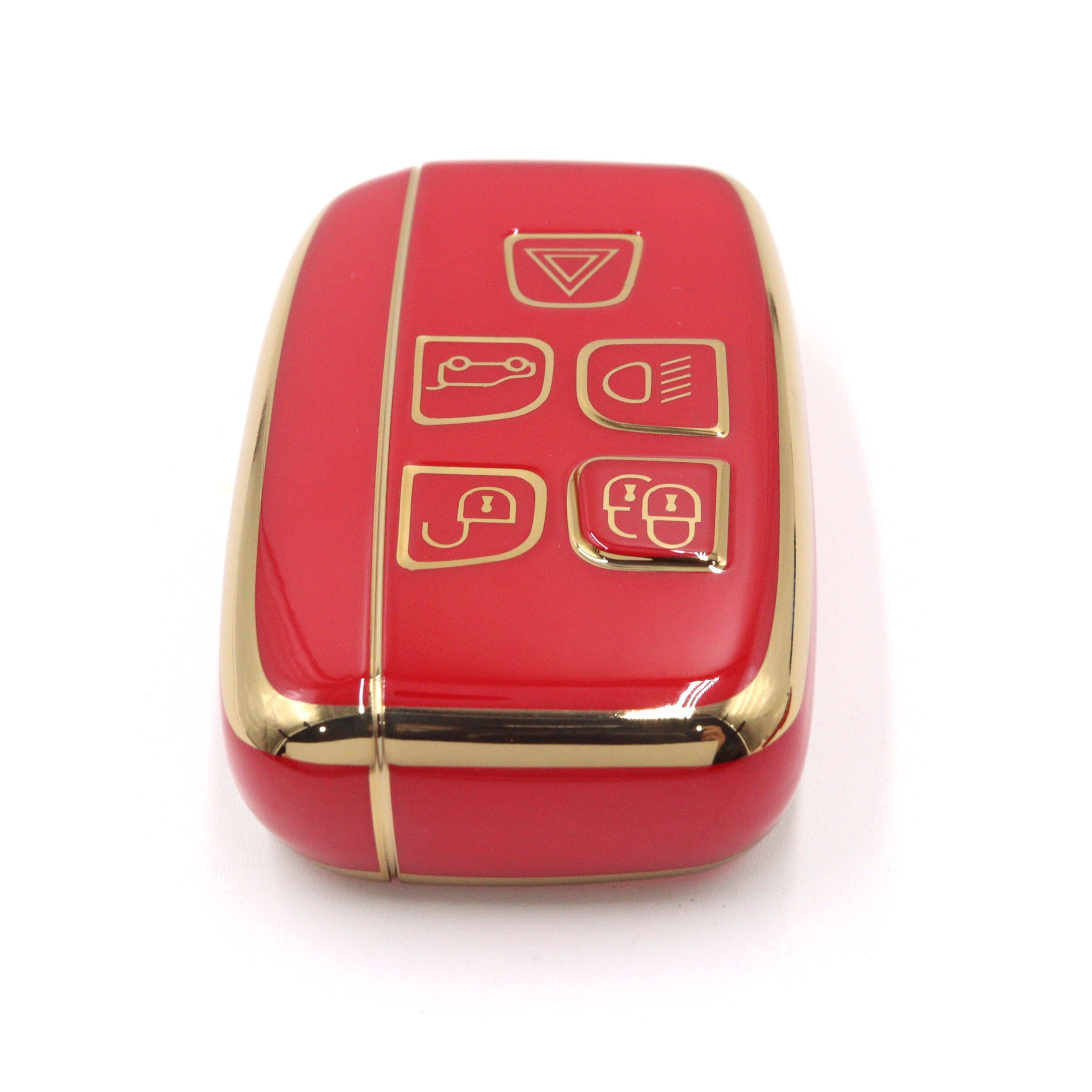 5 Button Red Car Key Sleeve To Suit Range Rover | Remote Pro